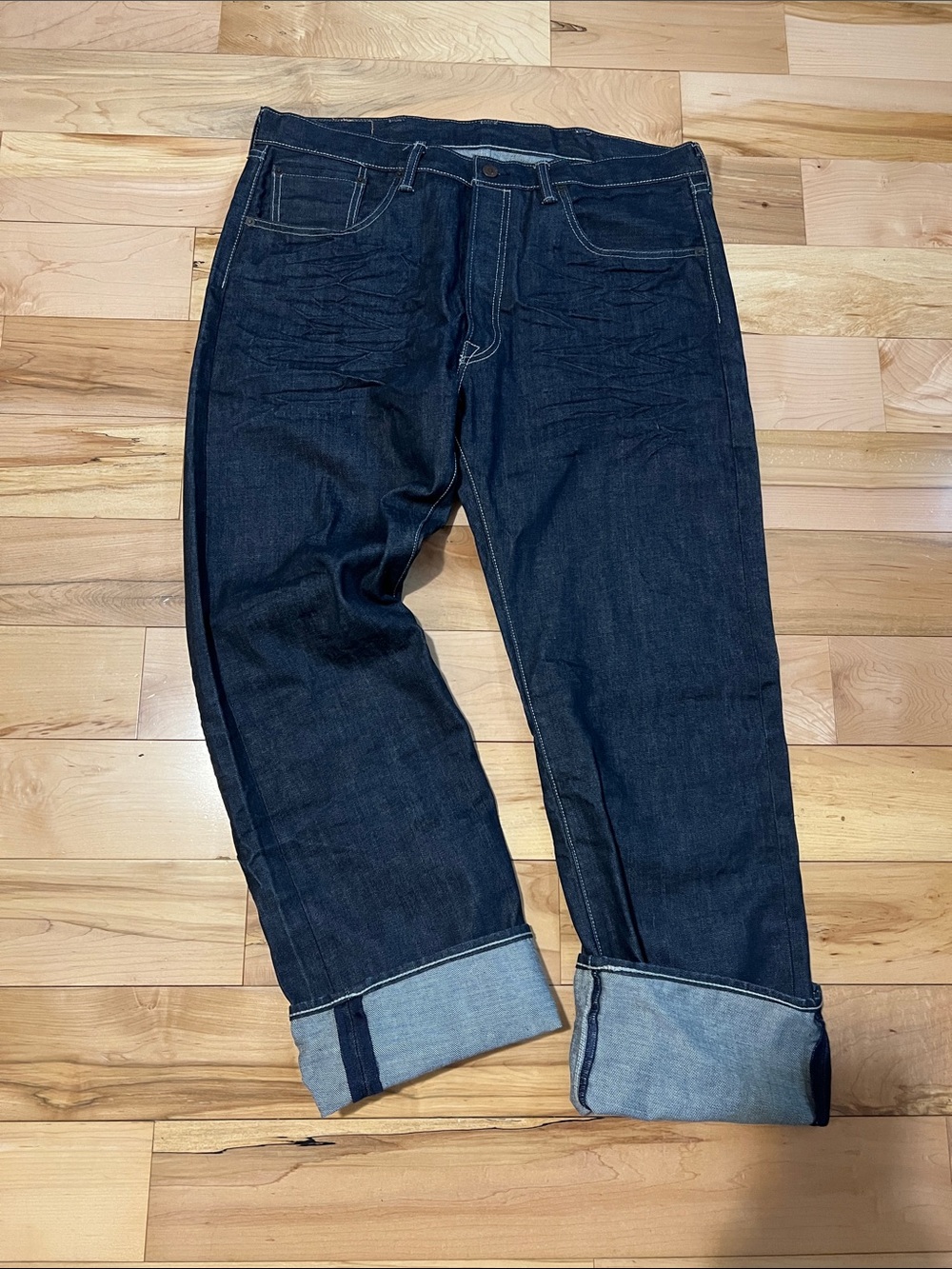 Levi’s 501 Dark Indigo Jeans - Classic Relaxed Fit
